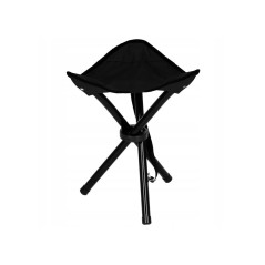 Cestovná skladacia stolička SPRINGOS TRAVEL čierna