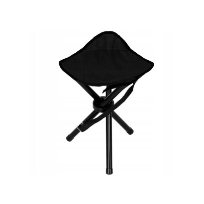 Cestovná skladacia stolička SPRINGOS TRAVEL čierna