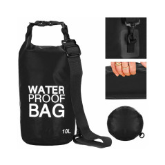 Nepremokavý vak 10l SPRINGOS WATER PROOF BAG čierny