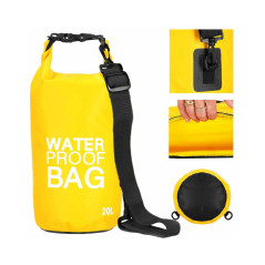 Nepremokavý vak 20l SPRINGOS WATER PROOF BAG žltý