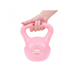 Kettlebell 4 kg ABS SPRINGOS ružový