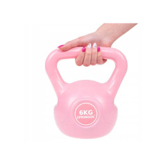 Kettlebell 6 kg ABS SPRINGOS ružový