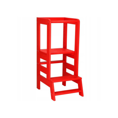Detská stolička SPRINGOS LEARNING červená