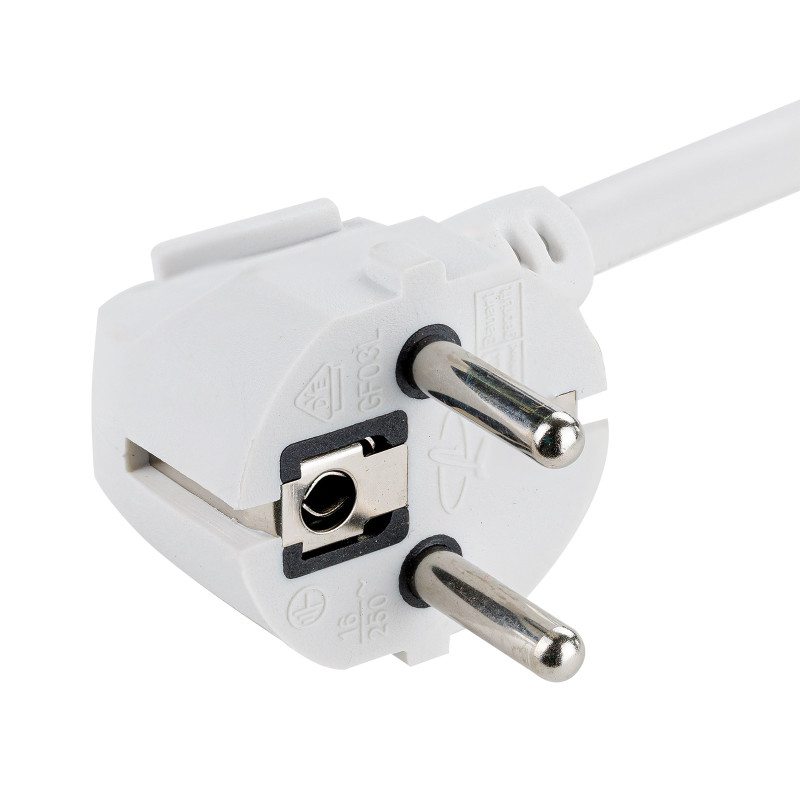 CAVO ELETTRICO H05VV-F 3G1.5 3x1.5 Mm² BIANCO TRIPOLARE 3 POLI Similgomma Gommato Flessibile Cpr Eca Professionale Italy - Foto 6