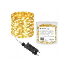 LED reťaz Nano Ježko - 3m, 300LED, 8 funkcií, IP44, teplá biela