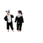 Pyžamo Kigurumi Panda čierno-biele, veľ. 125-140 cm SPRINGOS