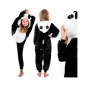 Pyžamo Kigurumi Panda čierno-biele, veľ. 125-140 cm SPRINGOS