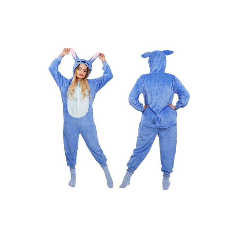 Pyžamo Kigurumi Sticth modré, veľ. S SPRINGOS