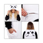 Pyžamo Kigurumi Panda čierno-biele, veľ. L SPRINGOS