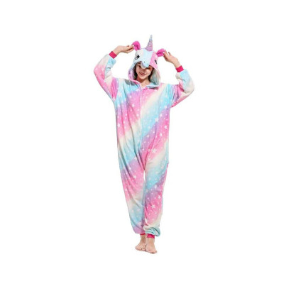 Pyžamo Kigurumi Jednorožec farebné, veľ. S PRINGOS