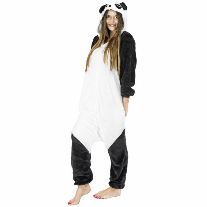 Pyžamo Kigurumi Panda čierno-biele, veľ. S SPRINGOS