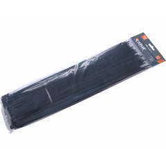 Pásky sťahovacie čierne, 4,8x400mm, 100ks, pr105mm, 22kg