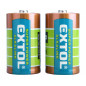 Batéria alkalická 2ks, 1,5V, typ D