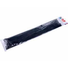 Pásky sťahovacie čierne, 12,4x900mm, 50ks, Ø265mm, 120kg