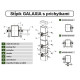 Plotový stĺpik GALAXIA ZN+PVC 60x40x1,5x1600, antracitový