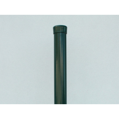 Stĺpik poplastovaný (BPL) ZN+PVC 48x1,5x2800, zelený