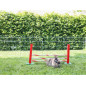 Agility stredná prekážka pre králiky a iné hlodavce KERBL UPRIGHT JUMP 30x62cm