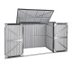 Kovový box na smetné nádoby 154x97x115/133 cm DMB2