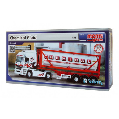 Stavebnica Monti 60 Chemical Fluid Actros L-MB 1:48 v krabici 31,5x16,5x7,5cm