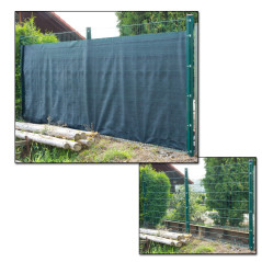 DEMA Tieniaca sieť na plot 72 %, 1,8x25 m, zelená