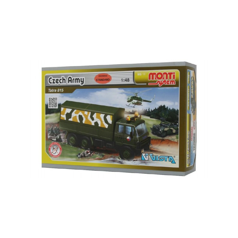 Stavebnica Monti 11 Czech Army Tatra 815 1:48 v krabici 22x15x6cm