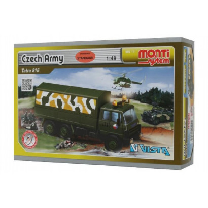 Stavebnica Monti 11 Czech Army Tatra 815 1:48 v krabici 22x15x6cm