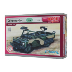 Stavebnica Monti 29 Commando Land Rover 1:35 v krabici 22x15x6cm