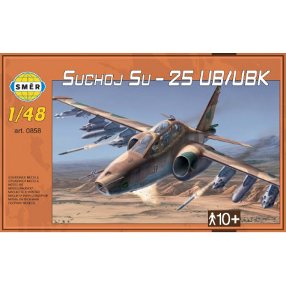 Model Suchoj SU-25 UB/UBK v krabici