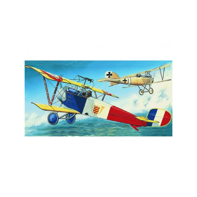 Model Nieuport 11/16 Bebe 12,9x16,2cm v krabici 31x13,5x3,5cm