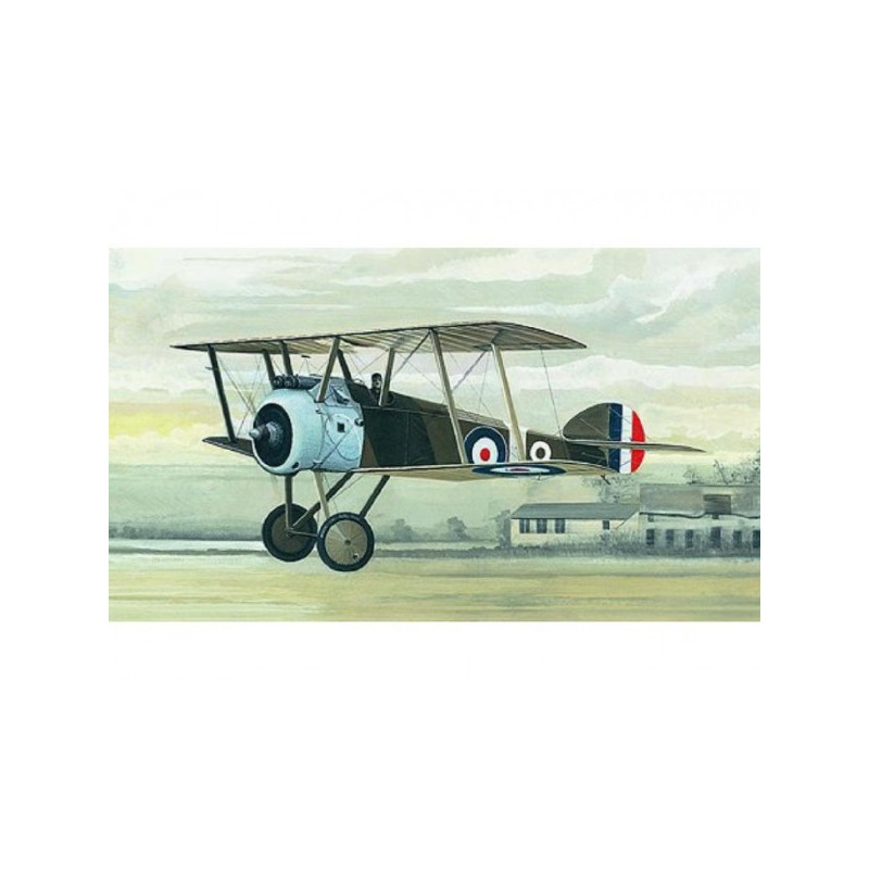 Model Sopwith Camel 12,7x18cm v krabici 31x13,5x3,5cm