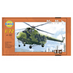 Model Vrtuľník Mil Mi-4 v krabici 34x19x5,5cm