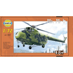 Model Vrtuľník Mil Mi-4 v krabici 34x19x5,5cm