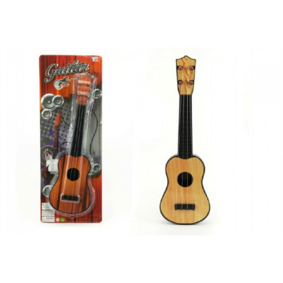 Gitara plast 40cm asst 2 farby na karte