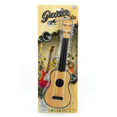 Gitara plast 40cm asst 2 farby na karte