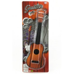 Gitara plast 40cm asst 2 farby na karte