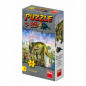 Puzzle Dinosaury 23,5x21,5cm 60 dielikov + figúrka asst 6 druhov v krabičke 24ks v boxe