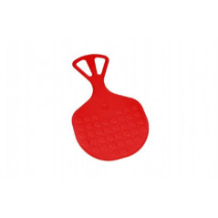 Klzák Mrazík plast 58x35cm červený