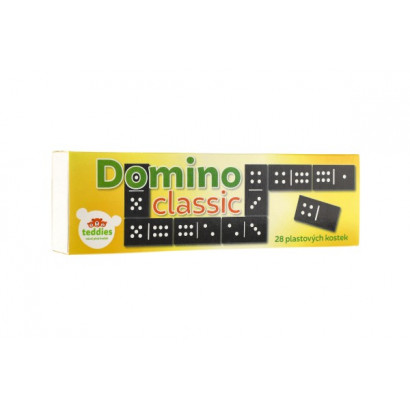 Domino Classic 28ks spoločenská hra plast v krabičke 21x6x3cm