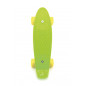 Skateboard - pennyboard 43cm, nosnosť 60kg plastové osi, zelené, žlté kolesá