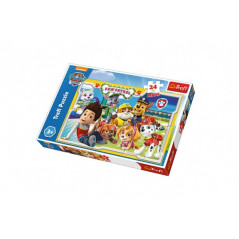 Puzzle Paw Patrol / Tlapková patrola MAXI 24ks 60x40cm v krabici 39x26x4cm