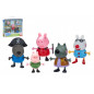 Prasiatko Peppa/Peppa Pig plast set 5 figúrok v maškarných šatách v krabičke 16x15x4,5cm