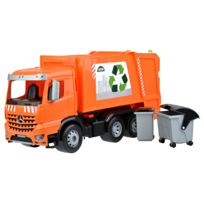 Auto smetiar plast 53cm Mercedes Arocs v krabici 54x26x20cm