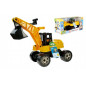 Bager žltočierny Giga Trucks plast 70cm v krabici 70x35x29cm