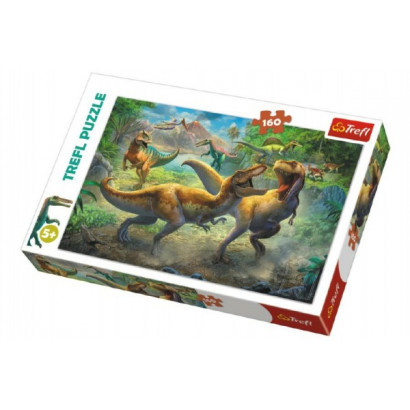 Puzzle Dinosaury / Tyranosaurus 41x27,5cm 160 dielikov v krabici 29x19x4cm