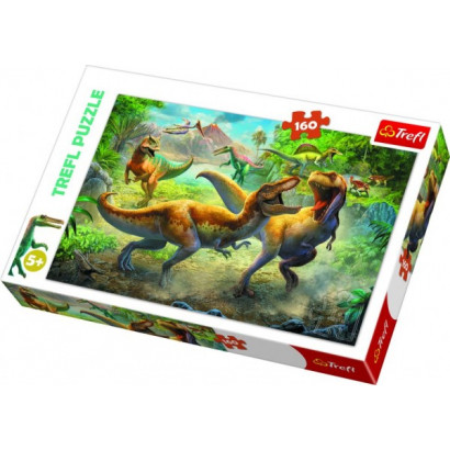 Puzzle Dinosaury / Tyranosaurus 41x27,5cm 160 dielikov v krabici 29x19x4cm