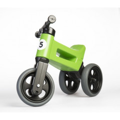 Odrážadlo FUNNY WHEELS Rider Šport zelené 2v1, výška sedla 28 / 30cm nosnosť 25kg 18m + v sáčku