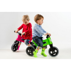 Odrážadlo FUNNY WHEELS Rider Šport zelené 2v1, výška sedla 28 / 30cm nosnosť 25kg 18m + v sáčku