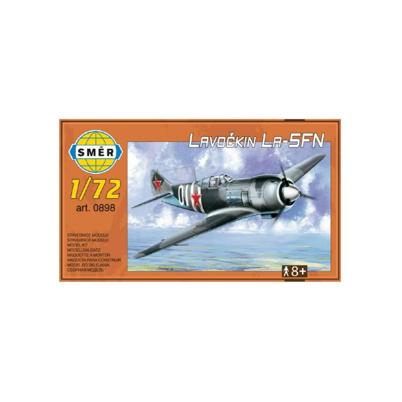 Model Lavočkin La-5FN 1:72 13,6x12cm v krabici 25x14,5cm