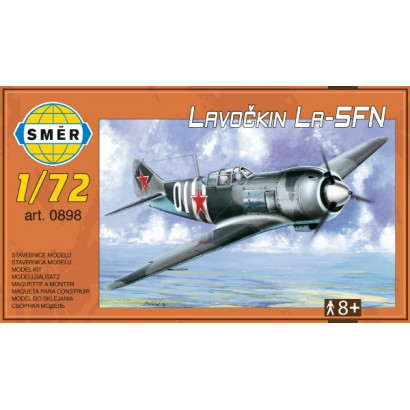 Model Lavočkin La-5FN 1:72 13,6x12cm v krabici 25x14,5cm