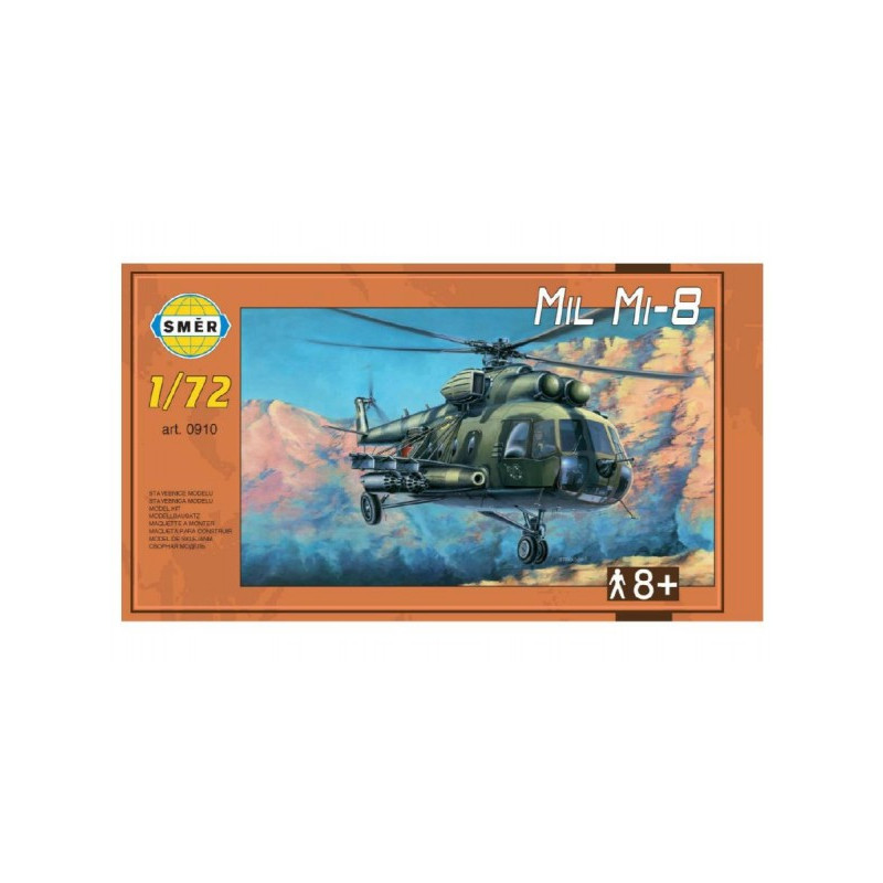 Model Mil Mi-8 1:72 25,5x29,5 cm v krabici 34x19x6cm